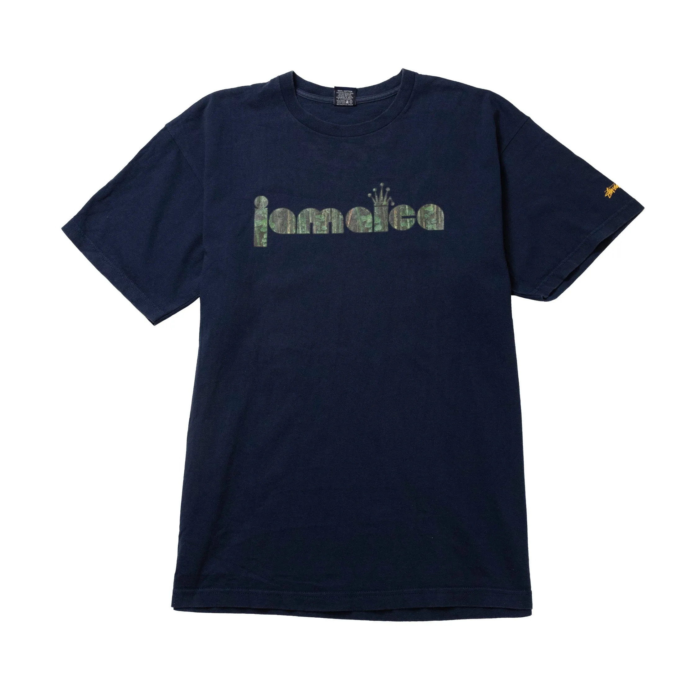 1990s Stussy Washed Jamaica Graphic Tee