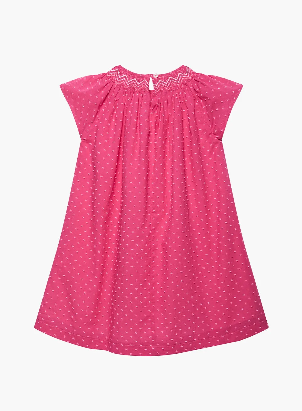 Anya Plumetis Smocked Dress