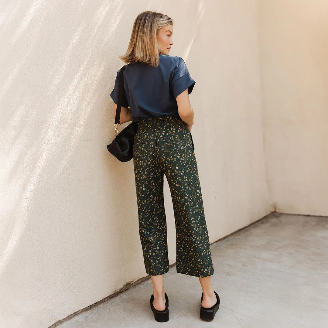 Audrey Wide Leg Pants, Flora