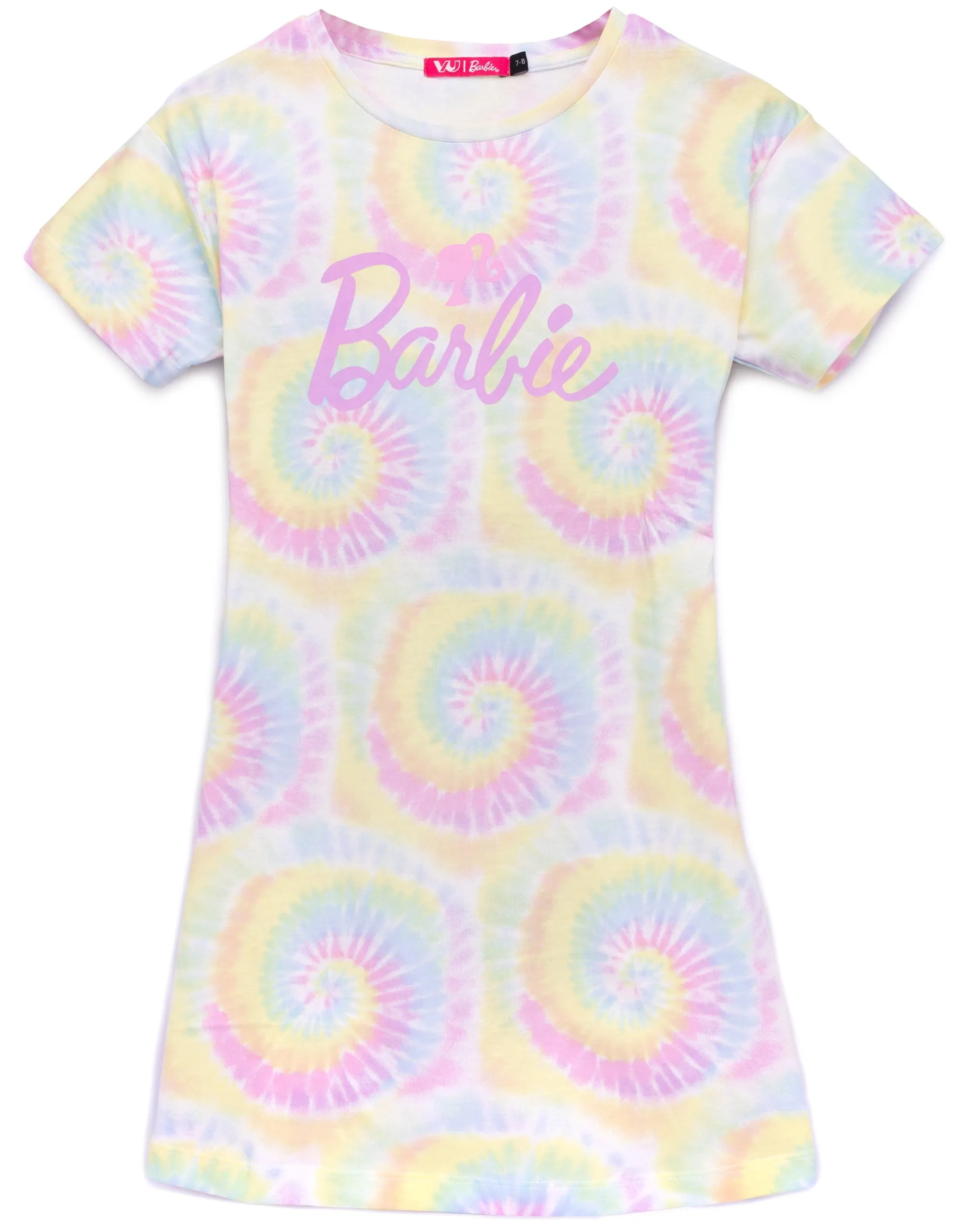 Barbie Barbie Logo Unisex Kids Multicoloured Dress