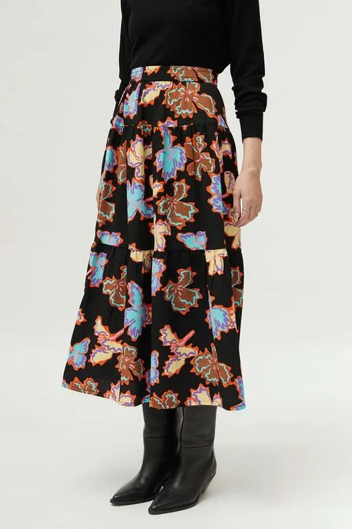 Bianca Floral Midi Skirt