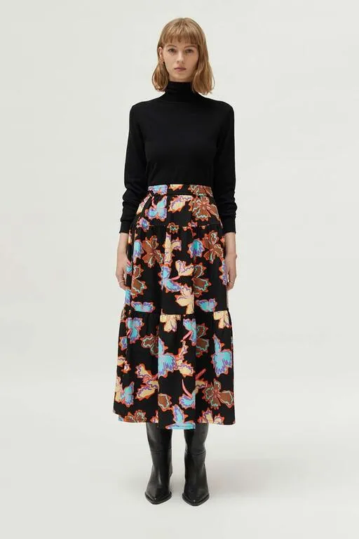 Bianca Floral Midi Skirt