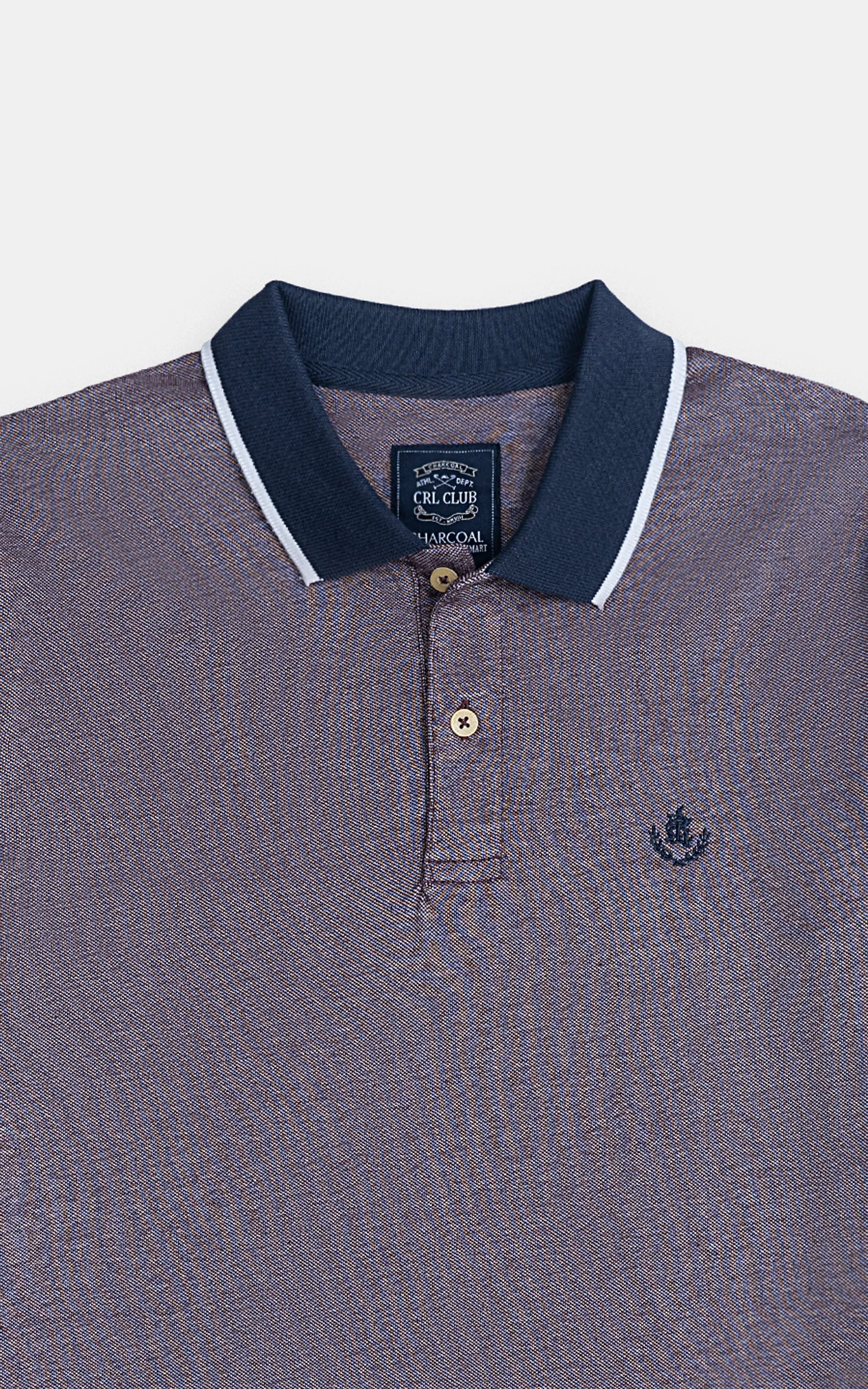 BIRD EYE TIPPING POLO MAROON