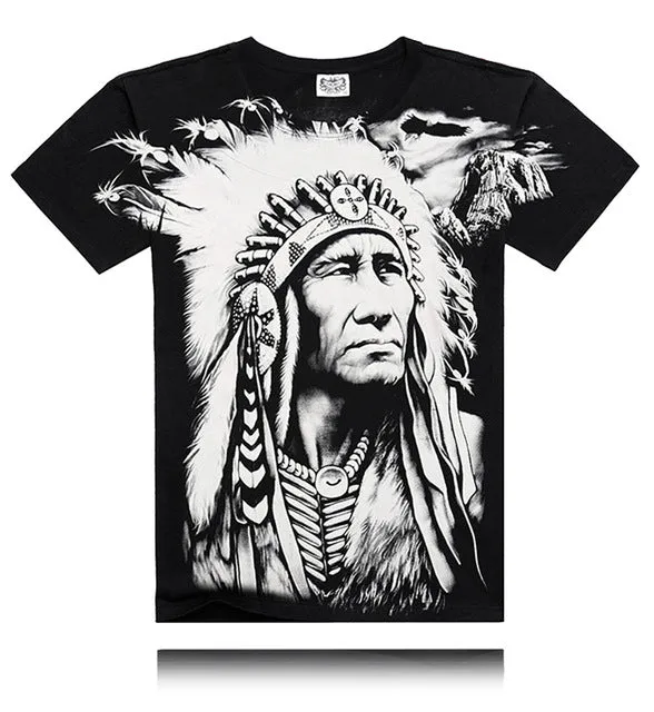 Black Heavy Metal 3D T Shirt  Man Skeleton Jesus Bob Marley Che Guevara Kung Fu Metallica Summer Fashion Cotton Rock Music Tops