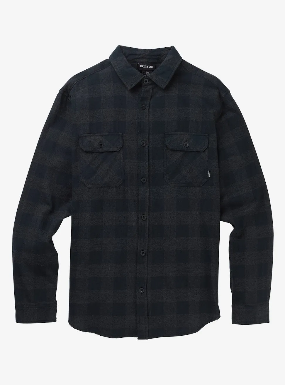 Burton Brighton Flannel Mens Black Heather Buffalo