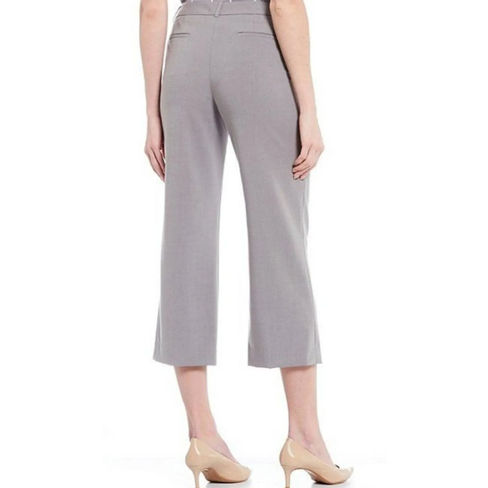 Calvin Klein Zipper Pocket Cropped Twill Pants