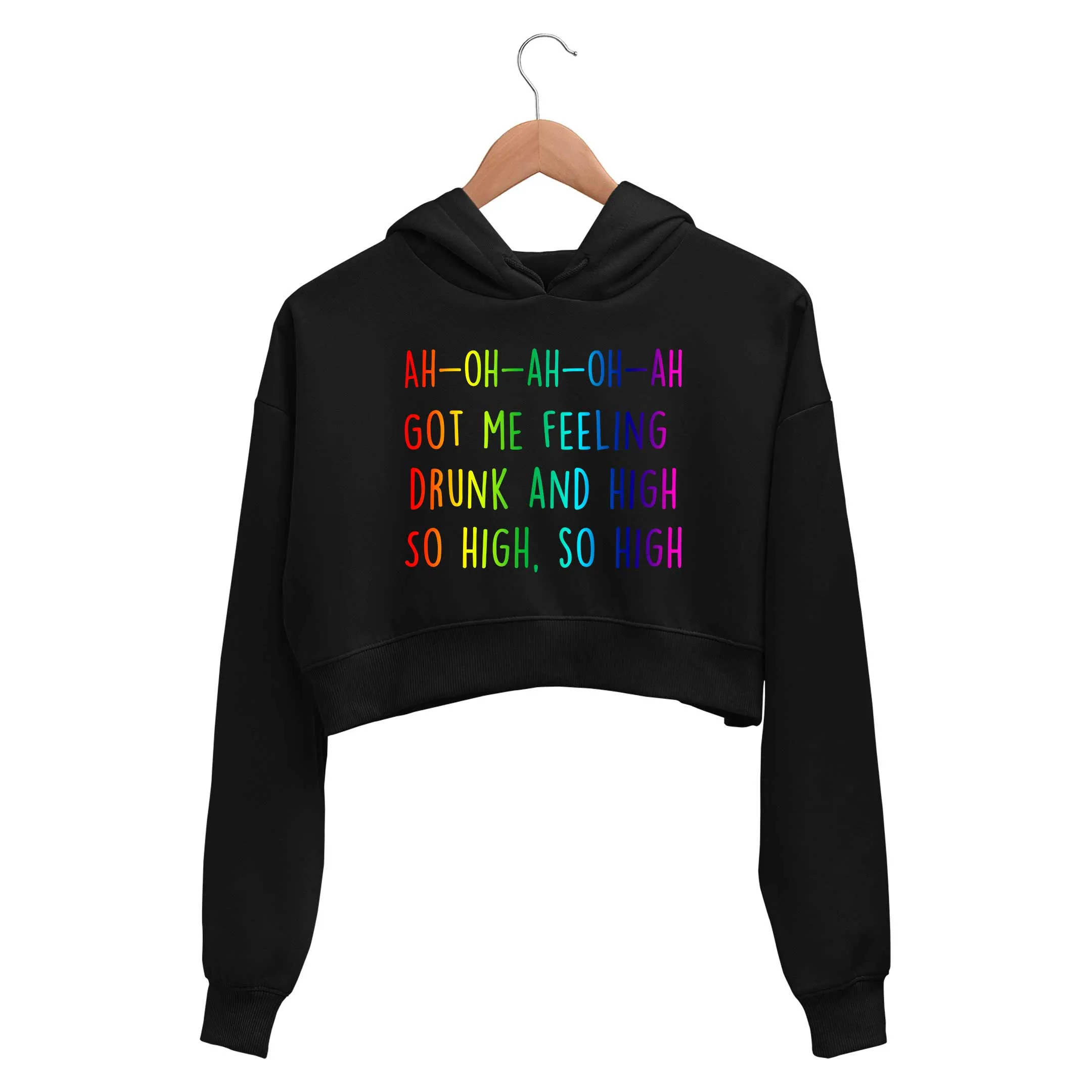 Coldplay Crop Hoodie - Hymn For The Weekend