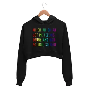 Coldplay Crop Hoodie - Hymn For The Weekend