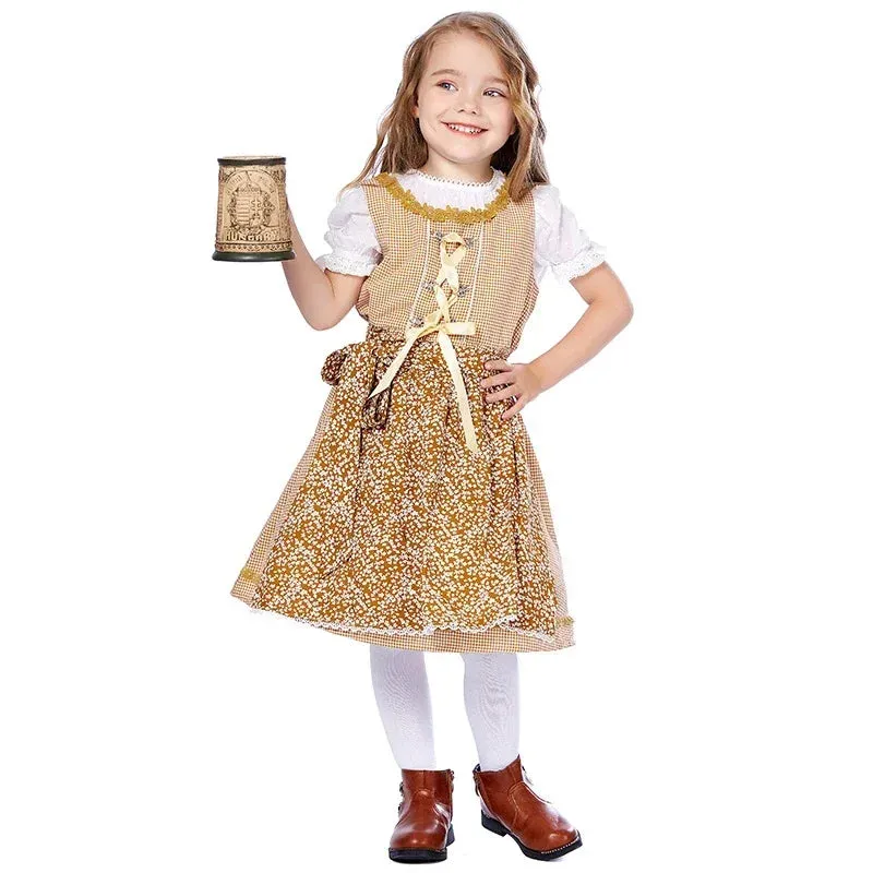 Colorful Fun Oktoberfest Kid Dresses