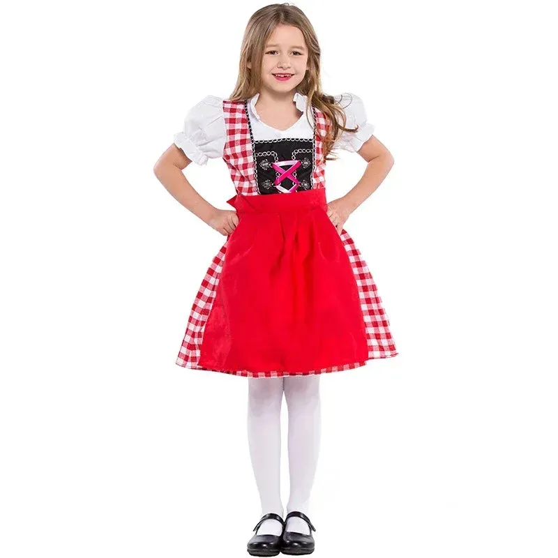 Colorful Fun Oktoberfest Kid Dresses