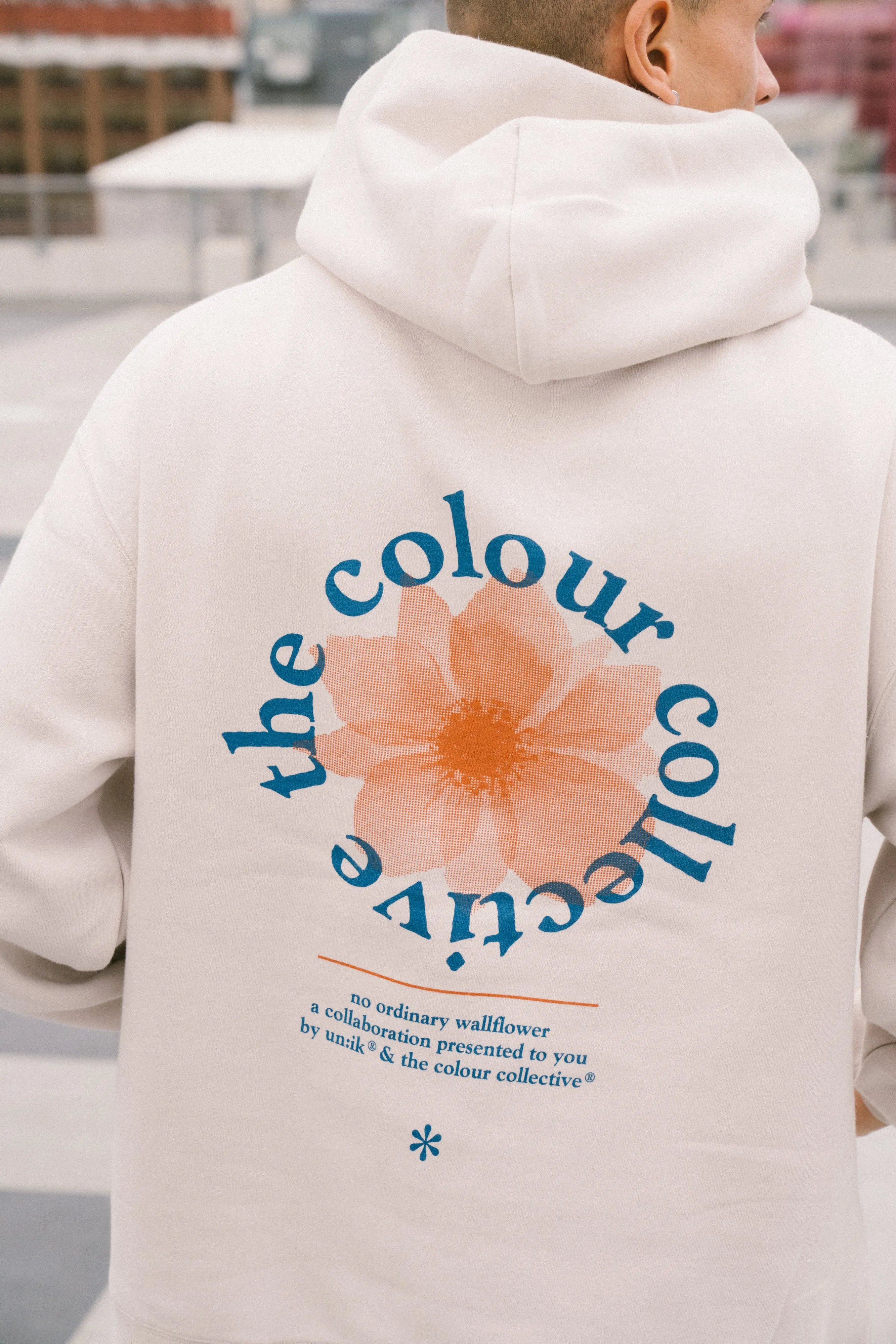 Colour Collective 'Wallflower' Hoodie - Bone