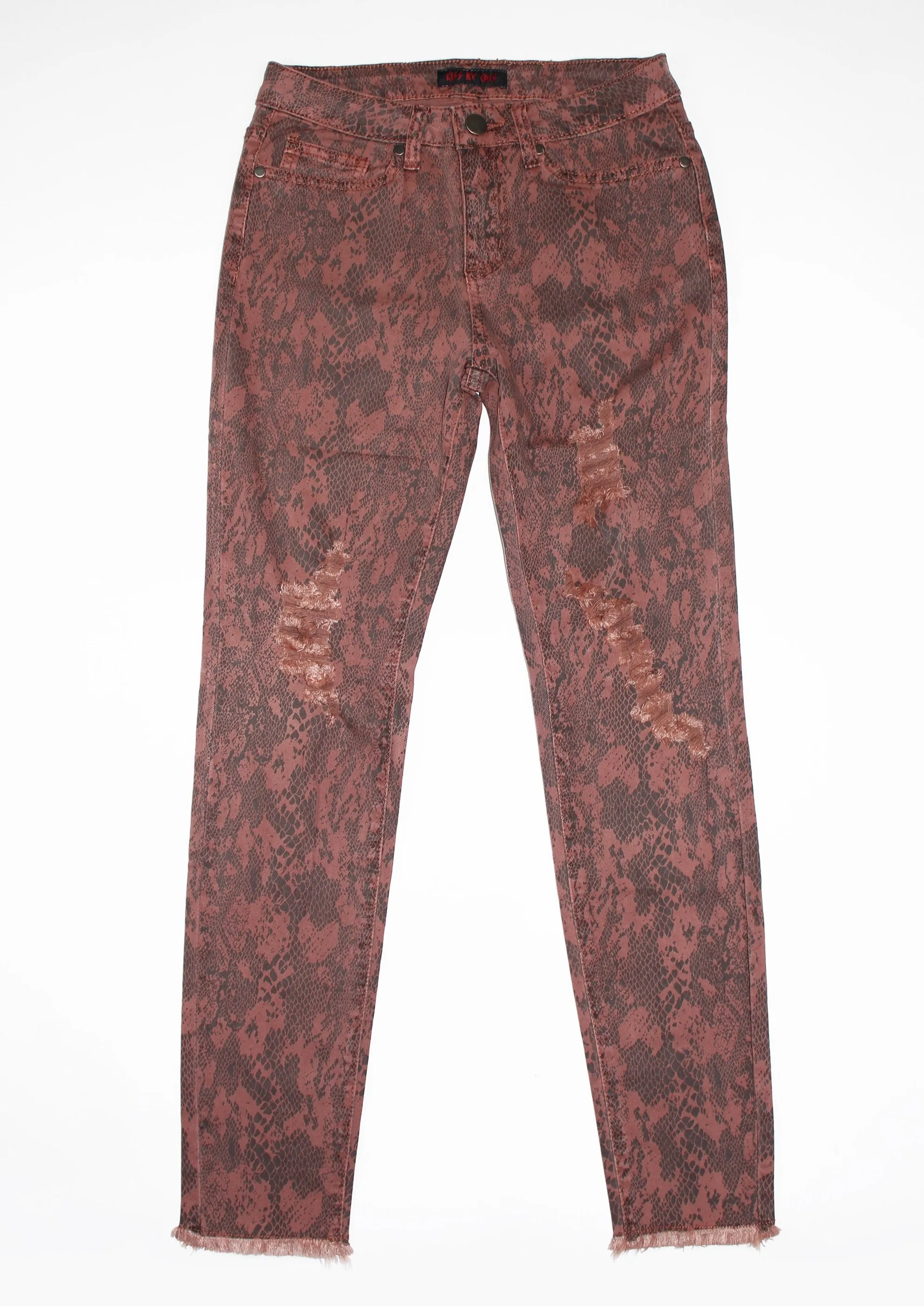 Dried rosed skinny pant