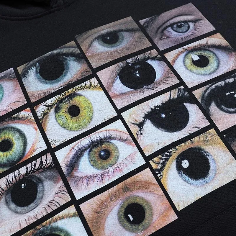 Eye Photo Graphic Hoodie