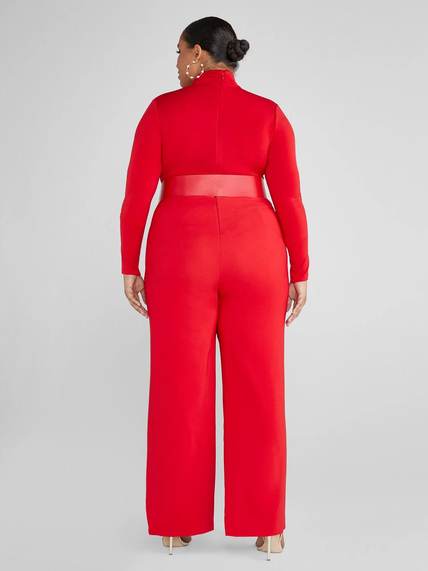 Geneva Cutout Belted Jumpsuit