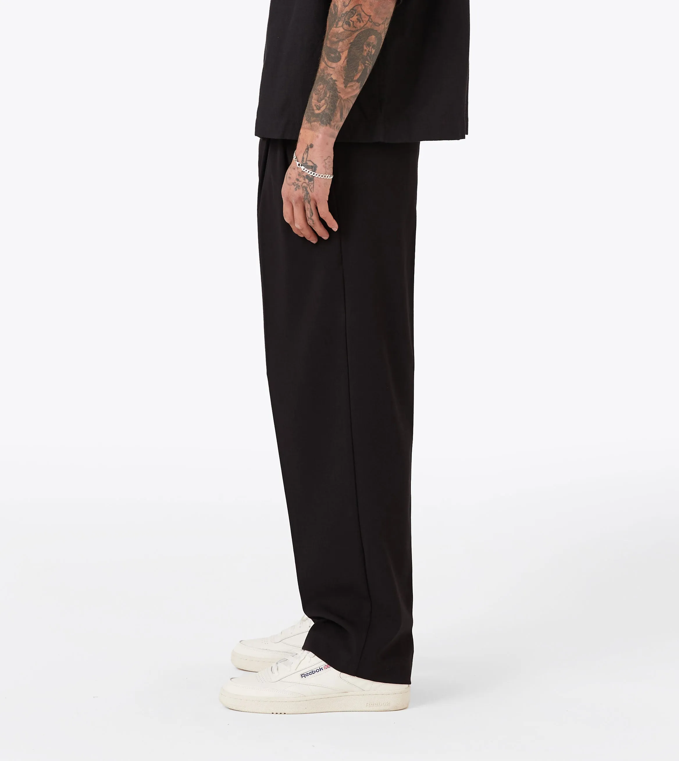 Herringbone Flow Pant Black