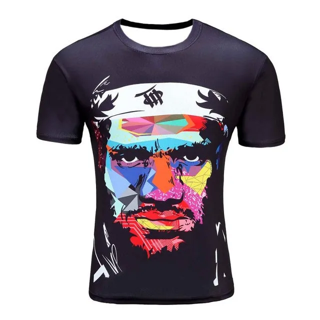 Hot selling New fashion Men's 3D apple/tree printing t shirt summer short sleeve t shirts tops, M-4XL,plus size free shipping