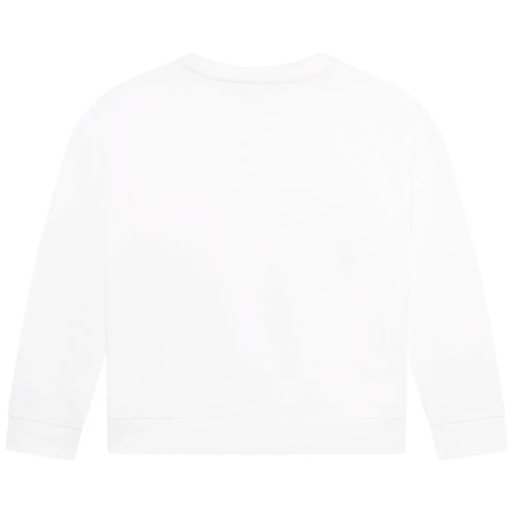 Hugo Kids Sweater White