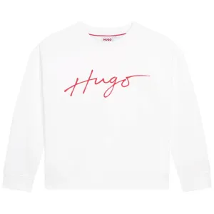 Hugo Kids Sweater White