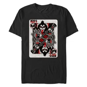 Men's KISS Gene Simmons Playing Card T-Shirt