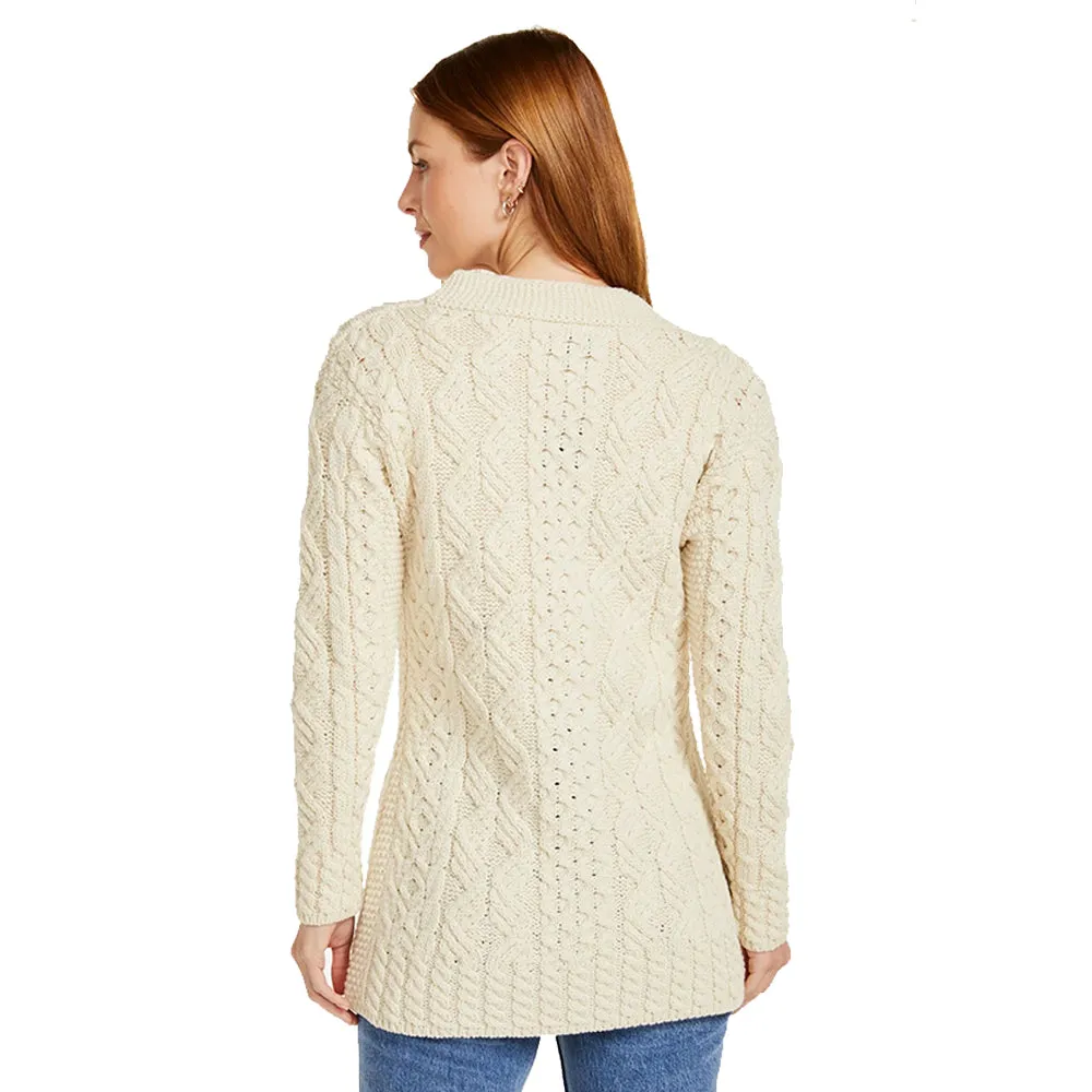 Merino Wool V-Neck Cardigan