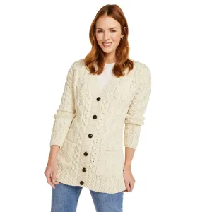 Merino Wool V-Neck Cardigan