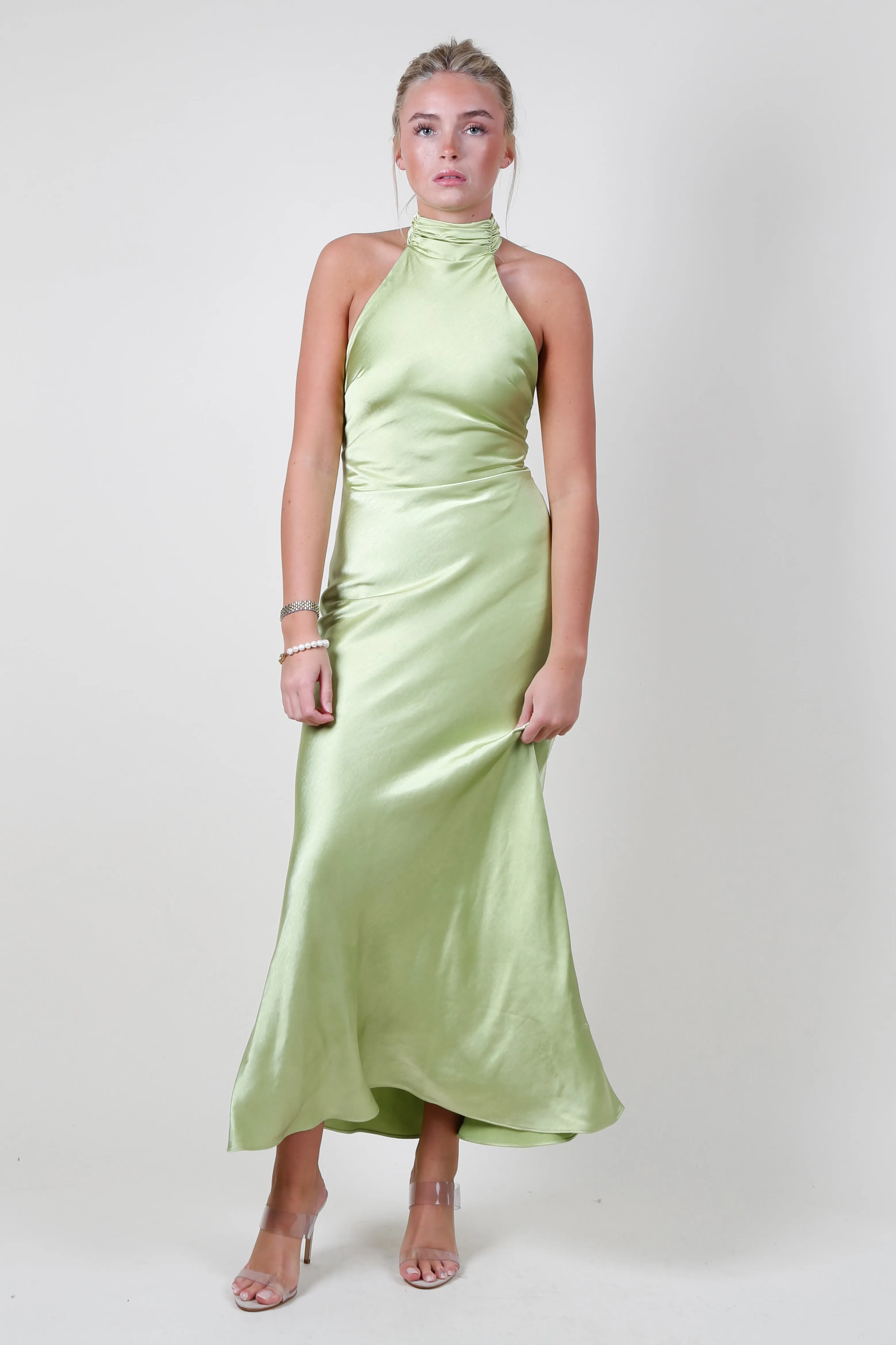 MISHA | The Evianna Dress - Bold Green