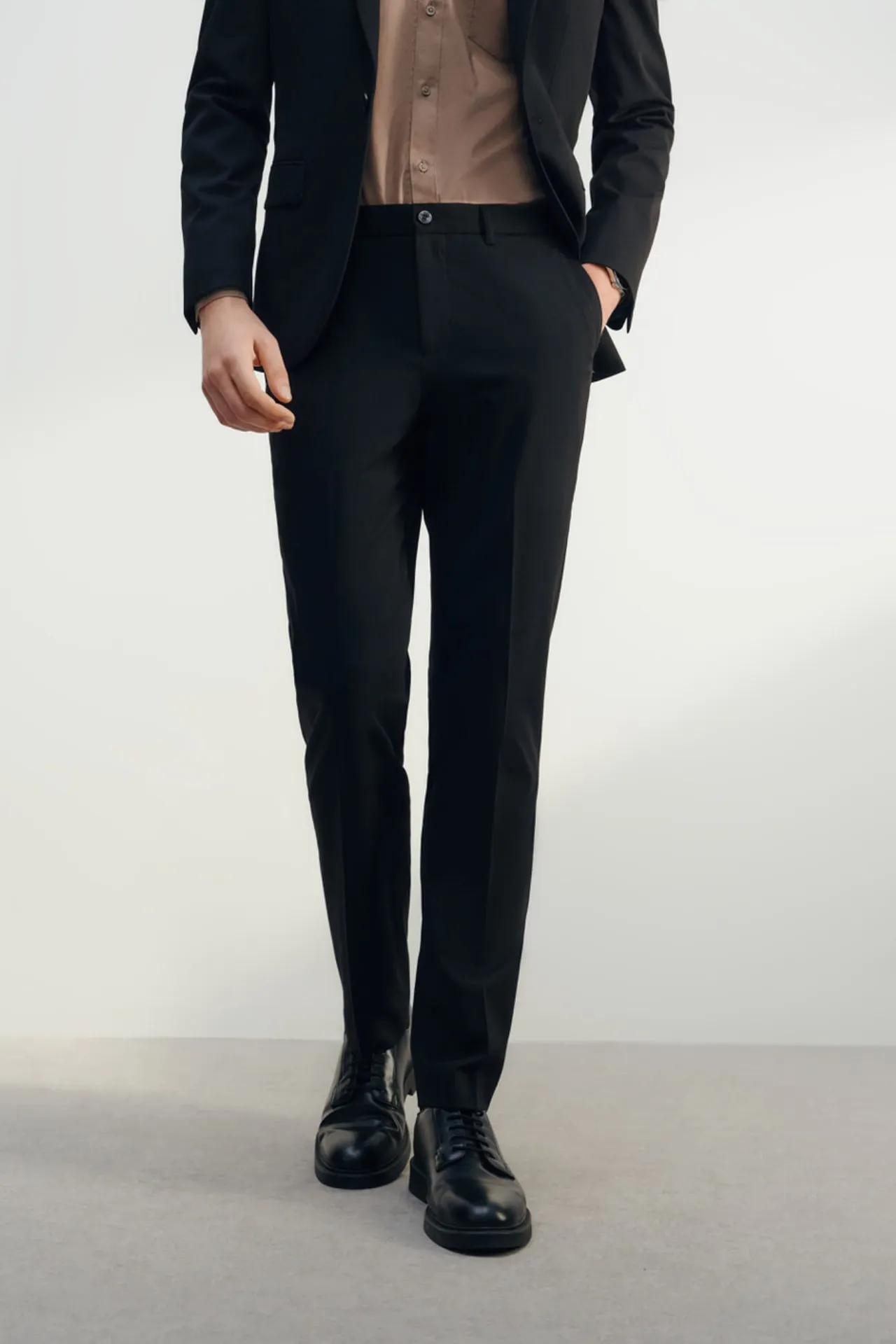 Multi-Way Stretch Smart Fit Twill Suit Pants