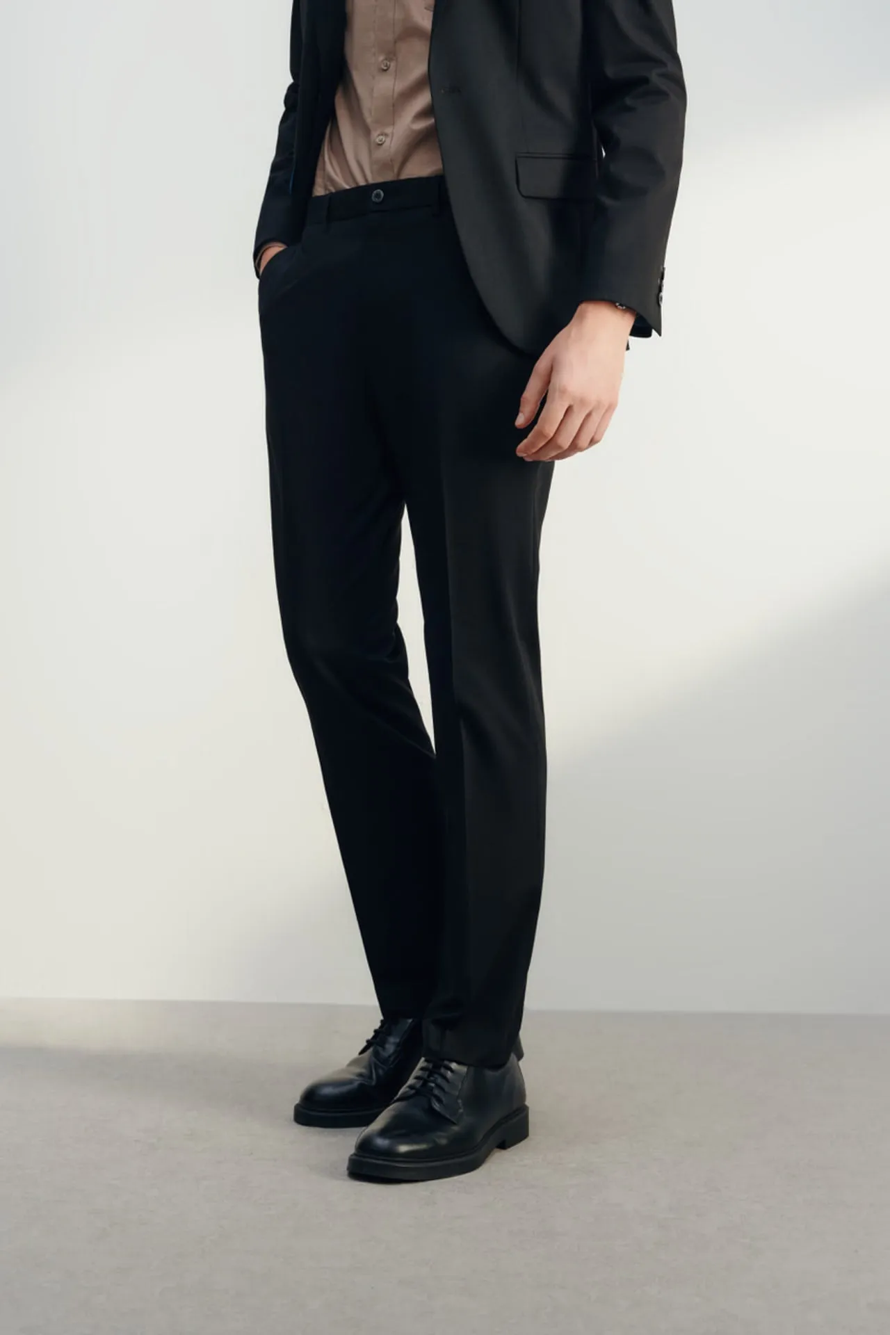 Multi-Way Stretch Smart Fit Twill Suit Pants