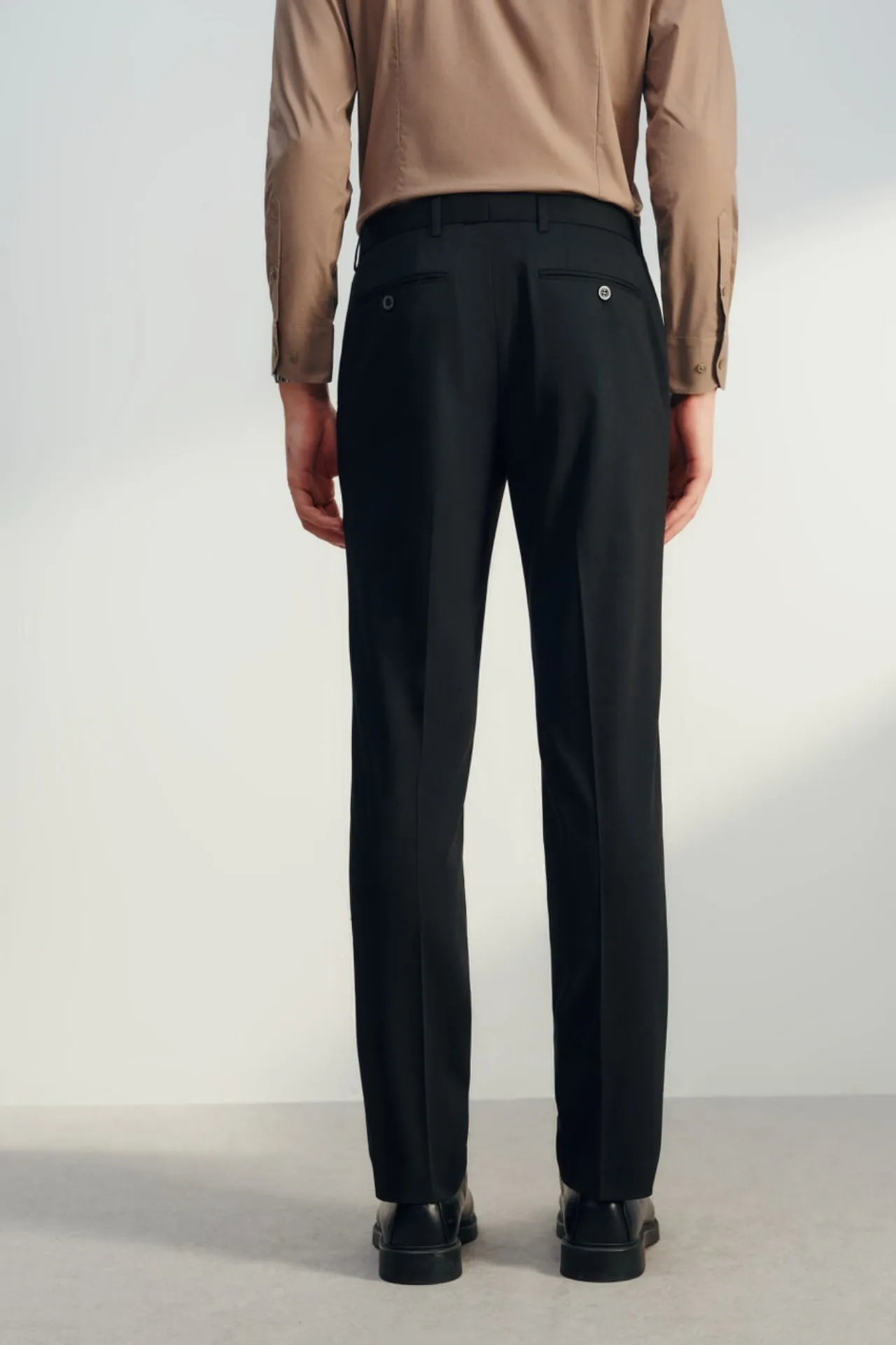 Multi-Way Stretch Smart Fit Twill Suit Pants