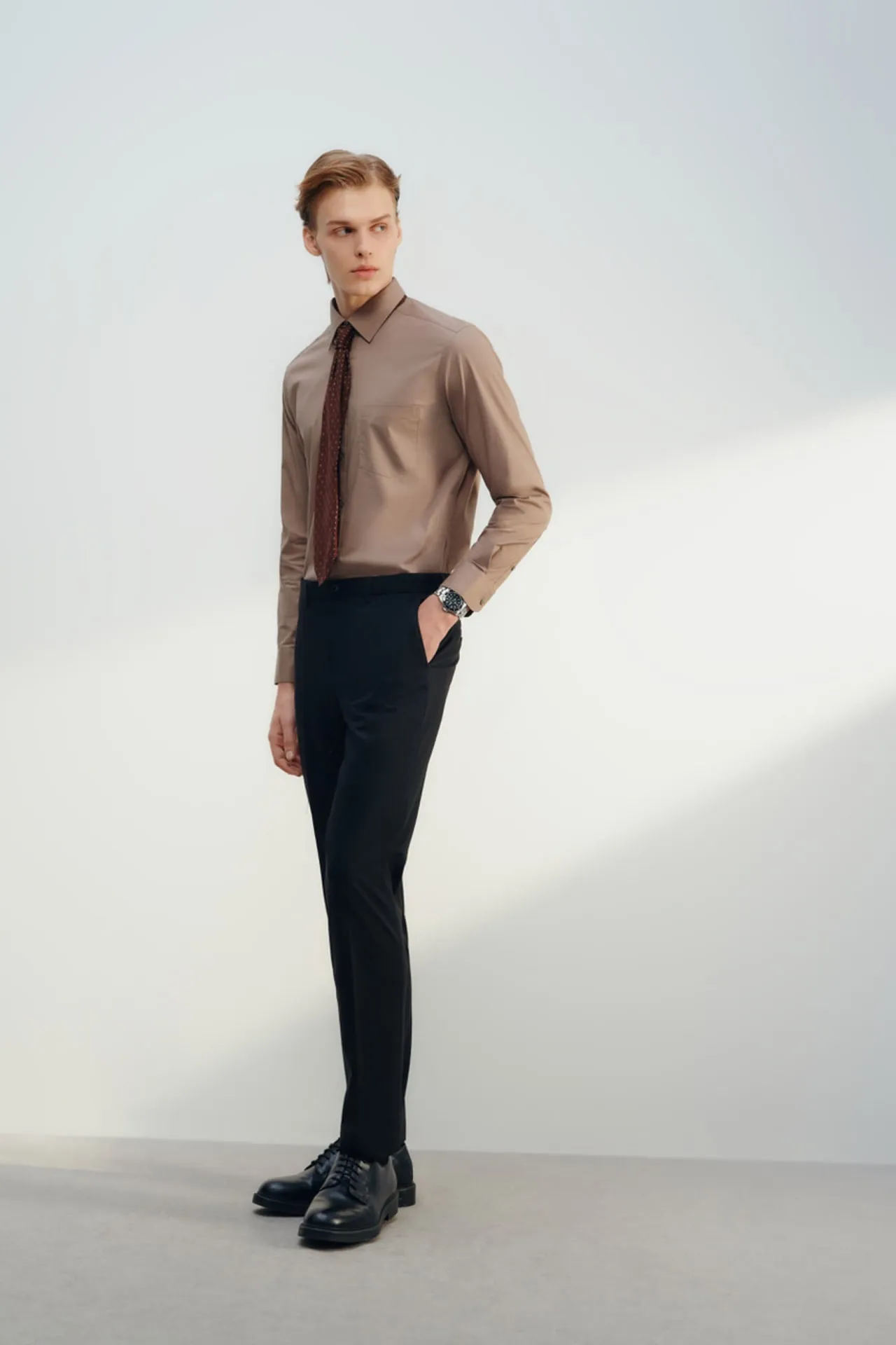 Multi-Way Stretch Smart Fit Twill Suit Pants