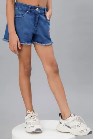 One Friday Girls Blue Denim Hot Shorts