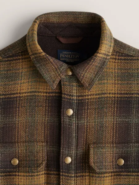 PENDLETON MEN'S PLAID FOREST SHIRT JACKET