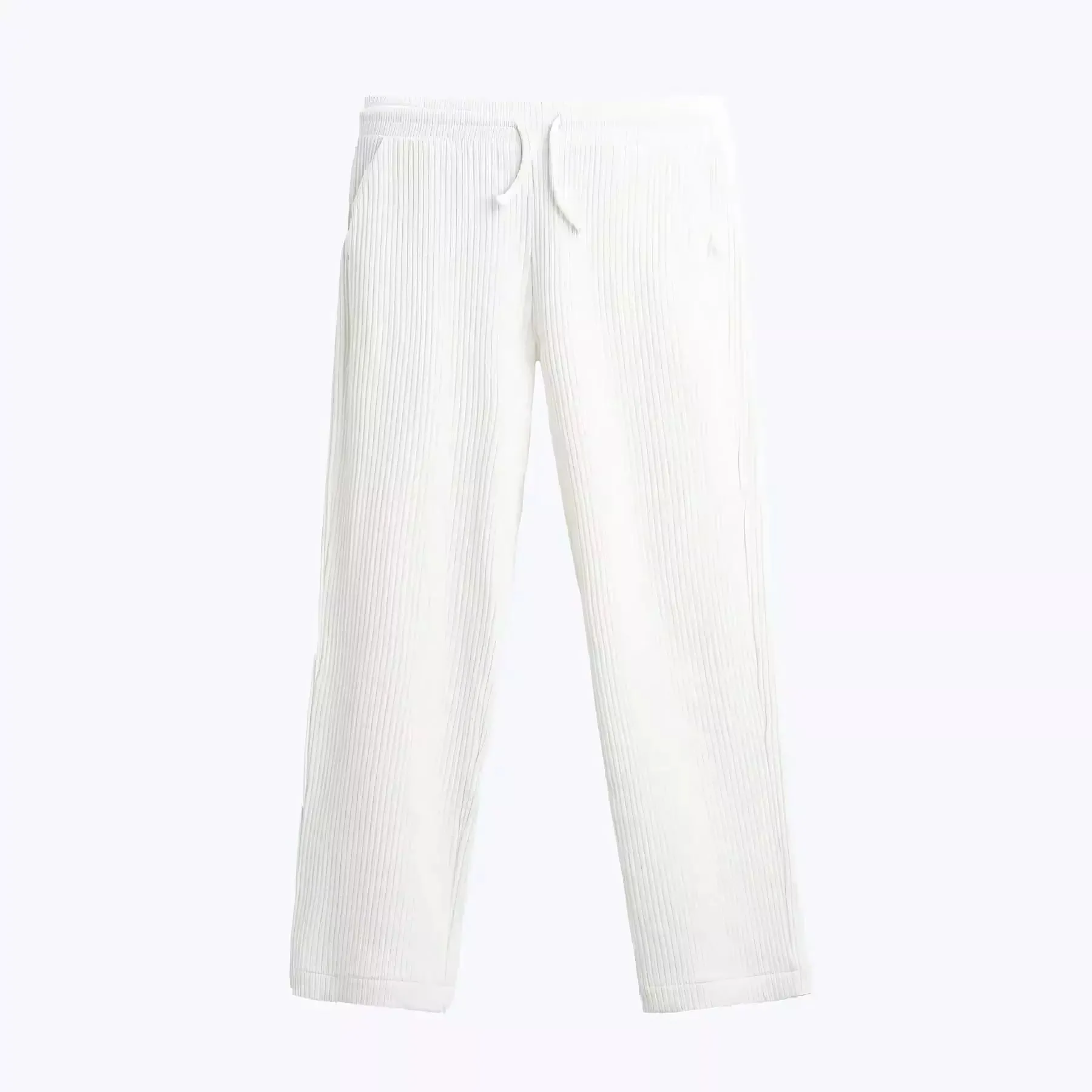 Pleated Straight Pants Men Oversized