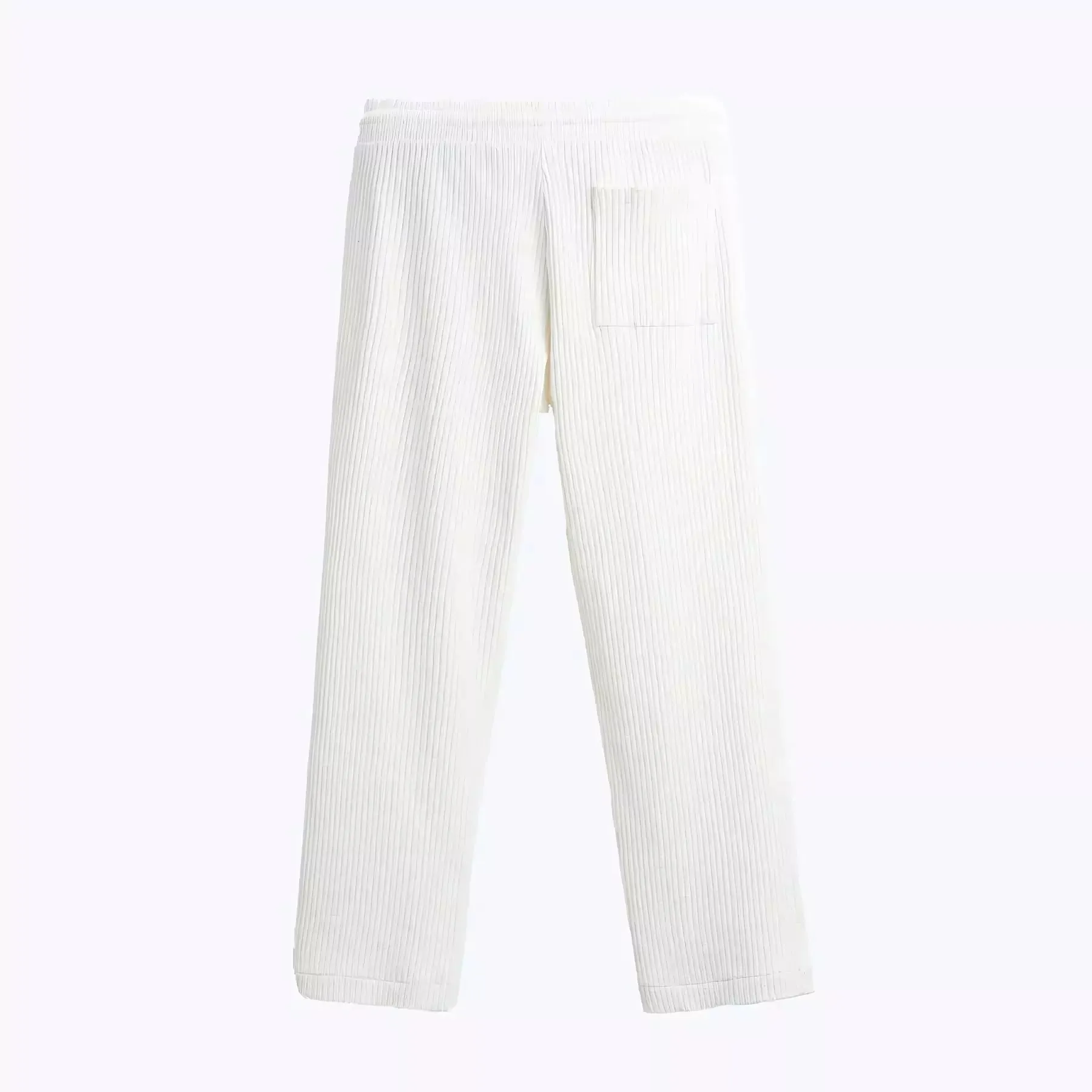 Pleated Straight Pants Men Oversized