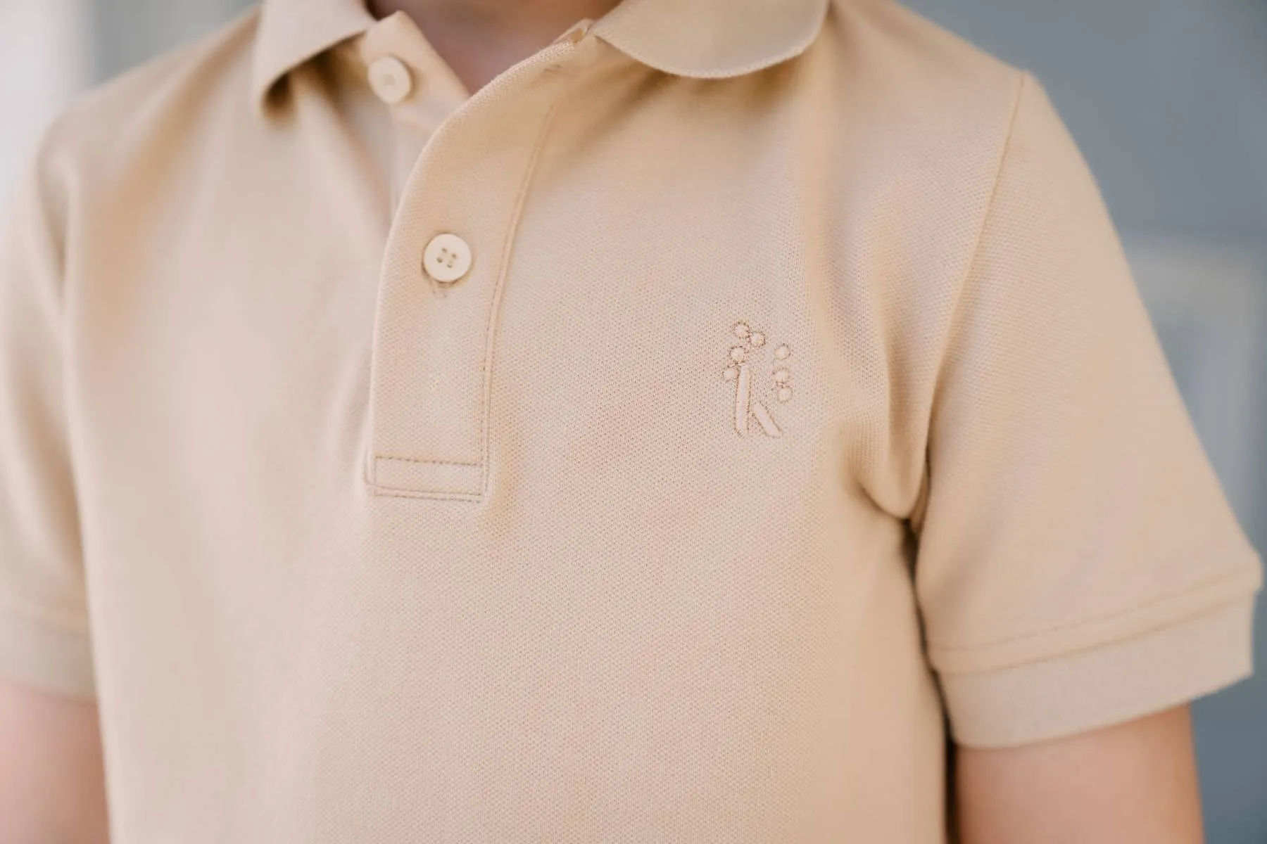 Polo T-shirt - Sand Dune