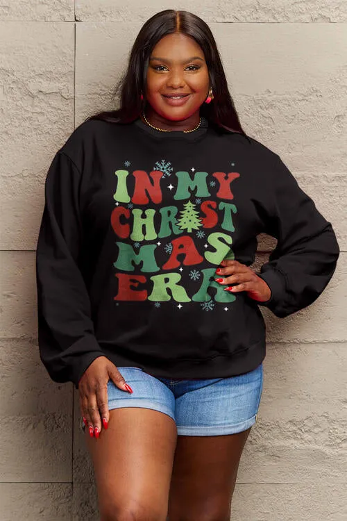 Simply Love Full Size IN MY CHRISTMAS ERA Long Sleeve Sweatshirt