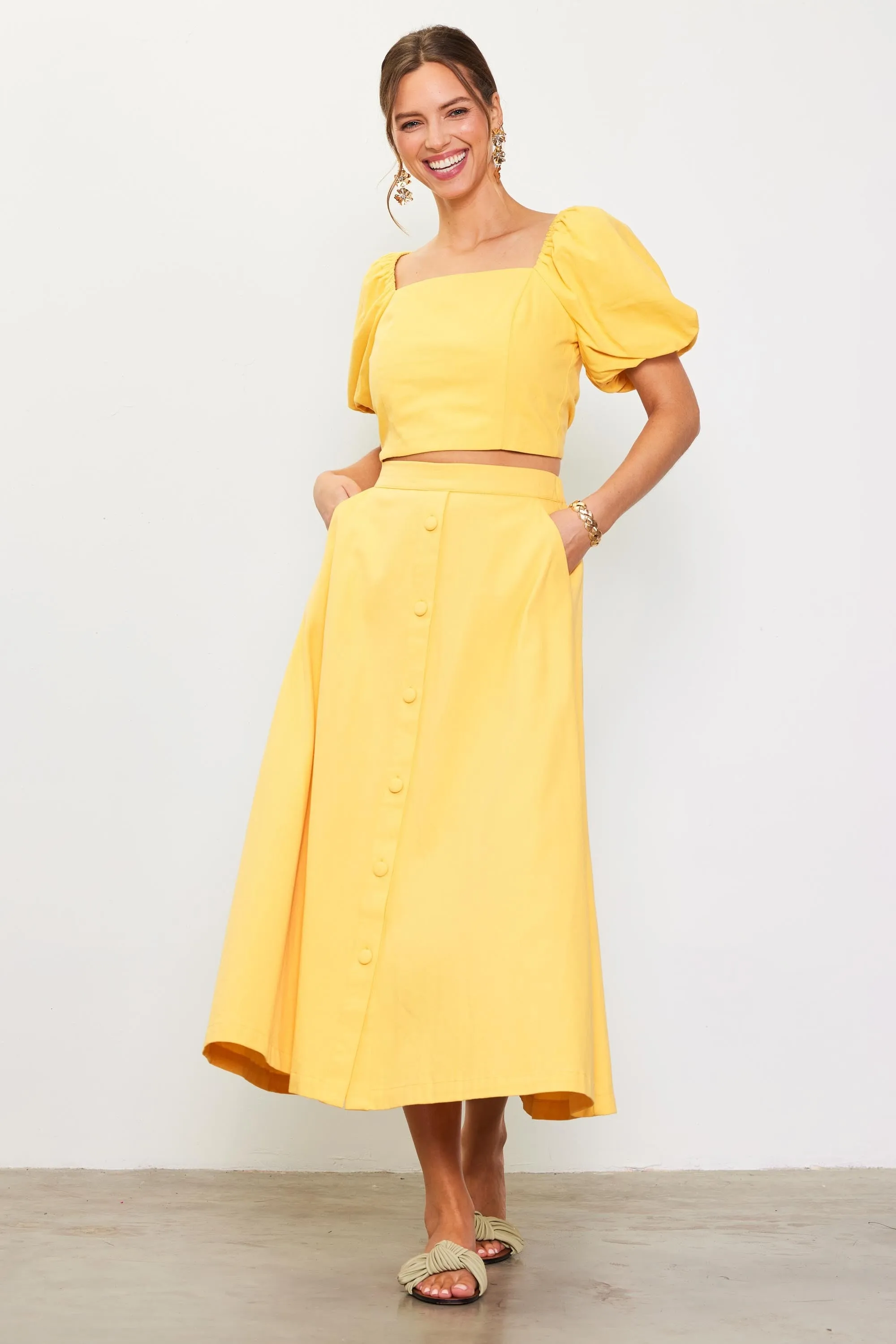 Sunflower Maxi Skirt