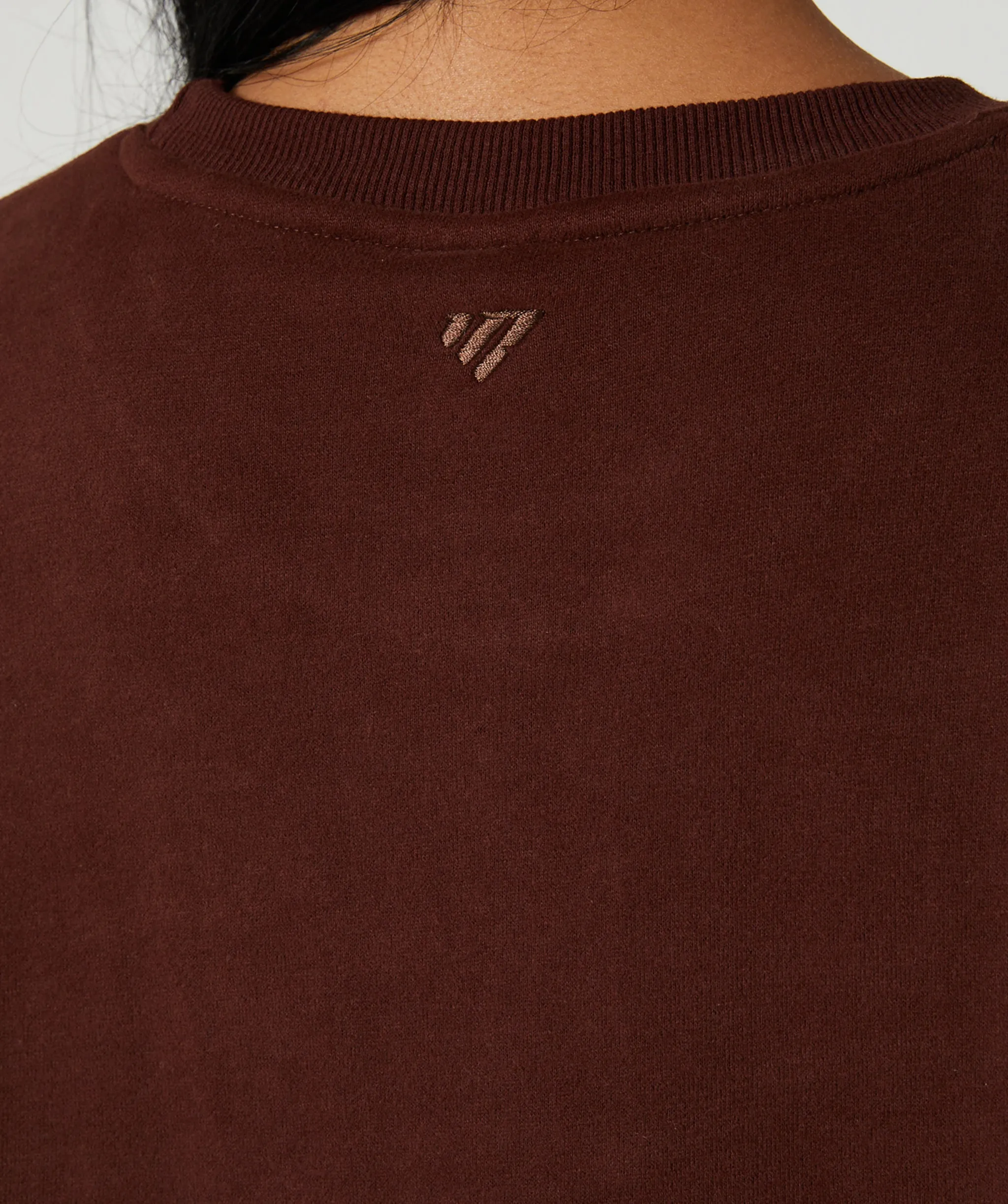 Varsity Crewneck Jumper Mocha